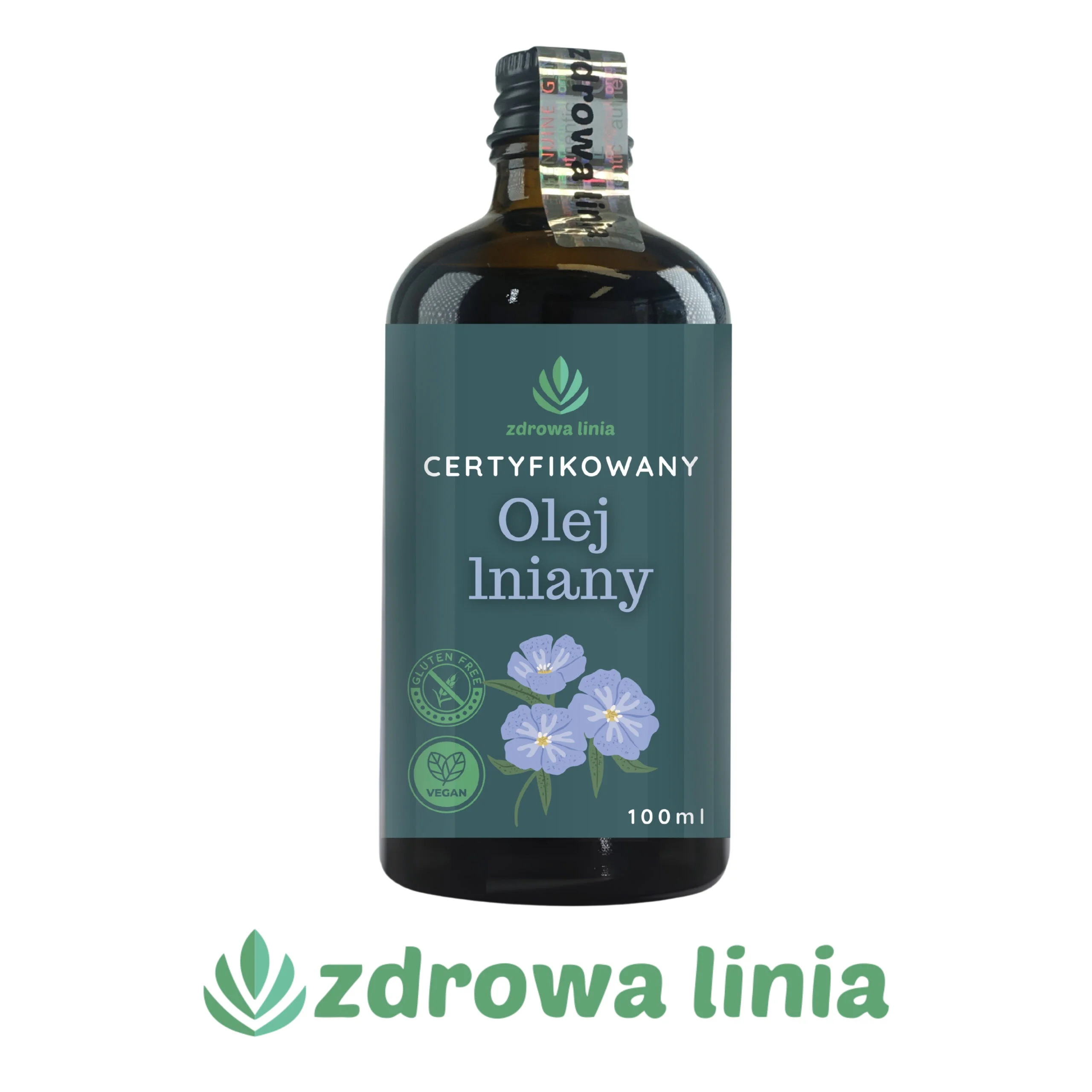 Certyfikowany olej lniany tłoczony na zimno 100 ml - obrazek 4