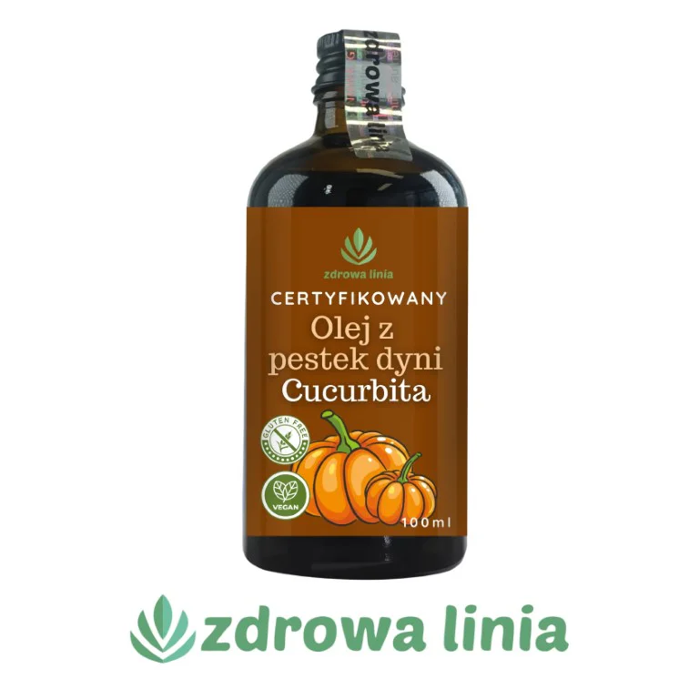 Certyfikowany olej z pestek dyni Cucurbita tłoczony na zimno 100 ml - obrazek 8
