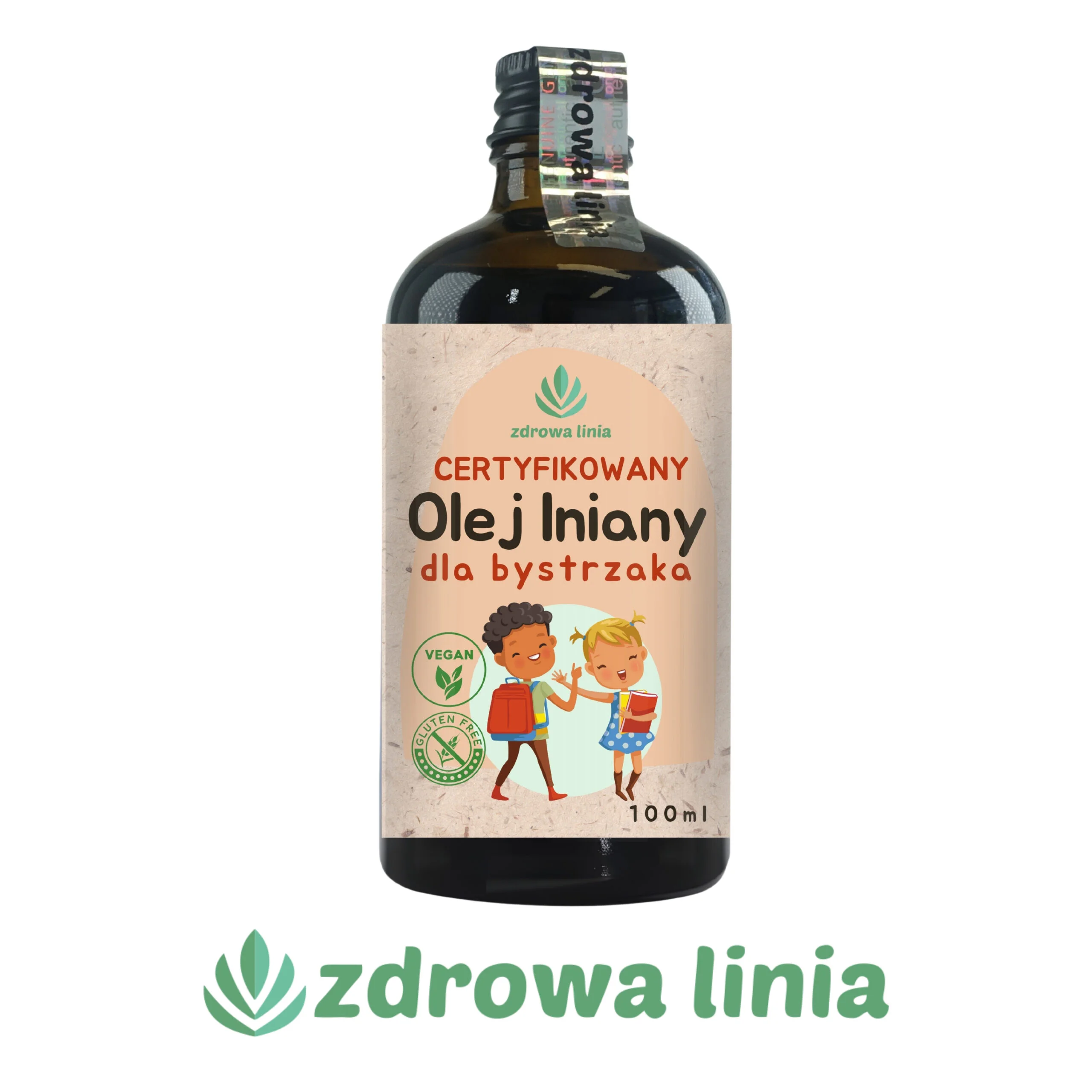 Certyfikowany olej lniany dla bystrzaka tłoczony na zimno 100 ml - obrazek 4