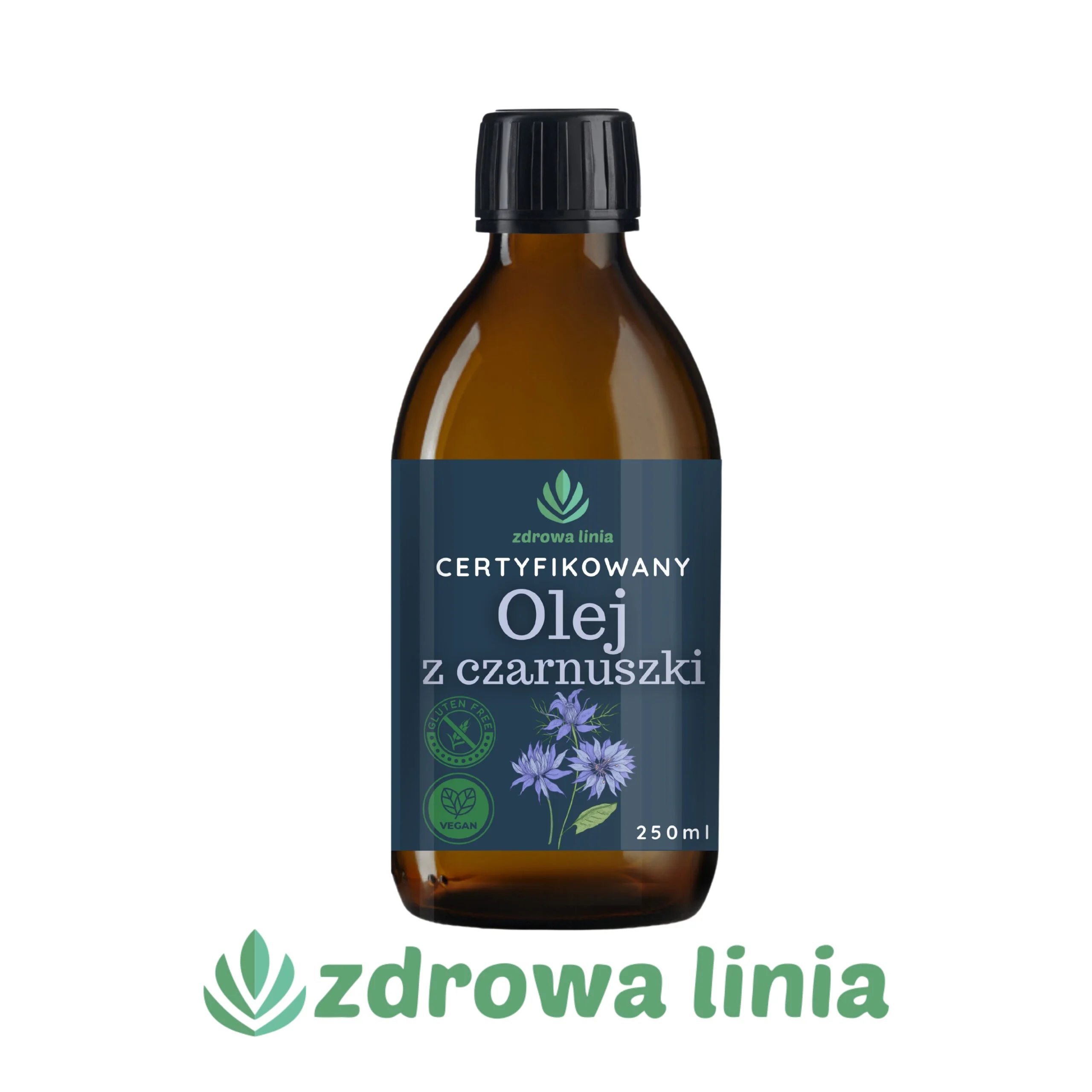 Certyfikowany olej z czarnuszki tłoczony na zimno 250 ml - obrazek 4