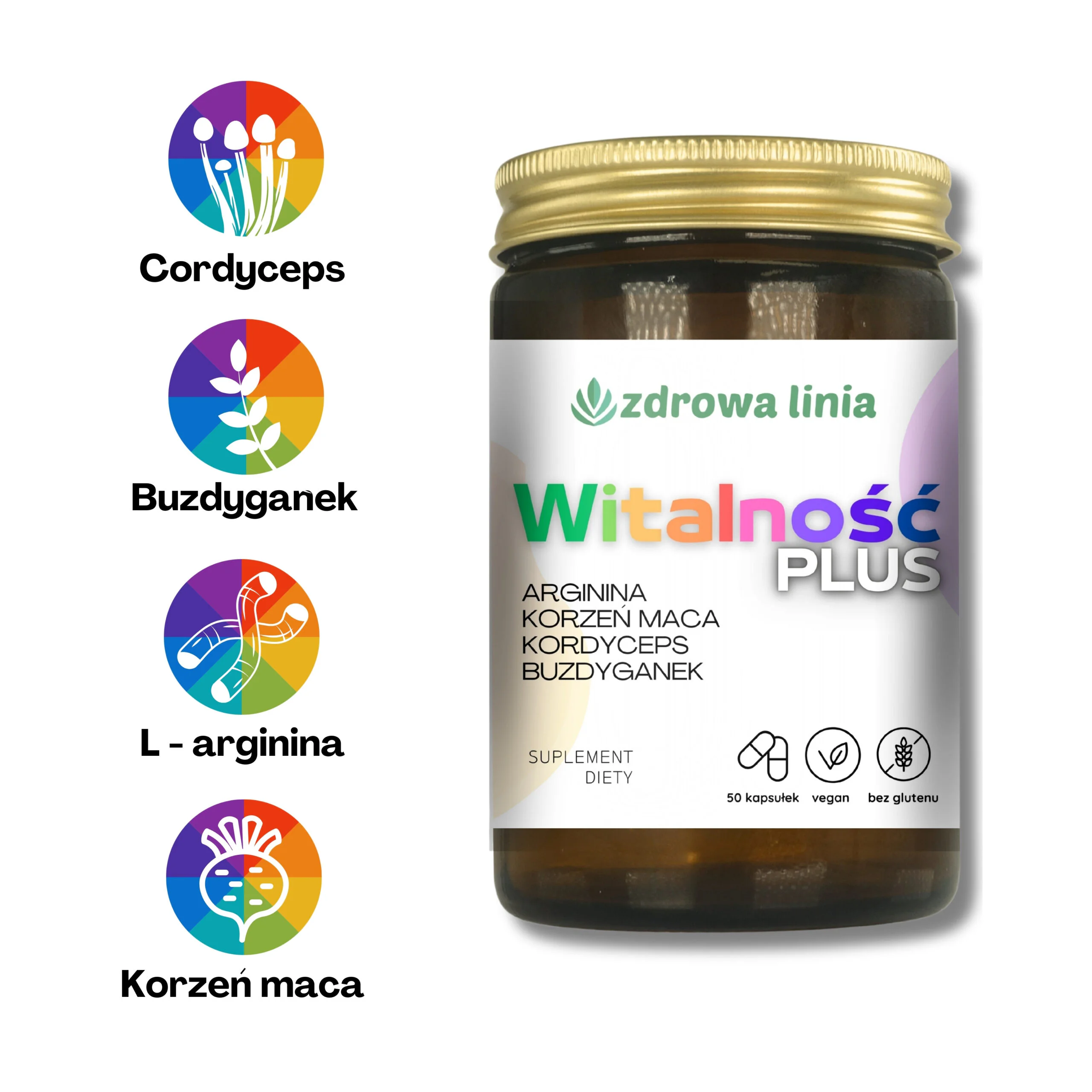 Witalność PLUS 50 kapsułek vegan - obrazek 4