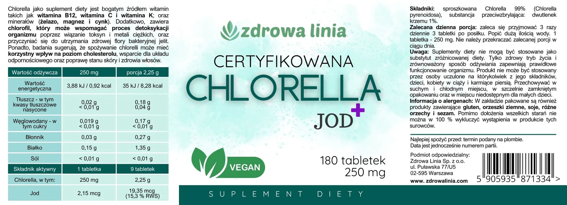 Zestaw: Spirulina ŻELAZO+, Chlorella JOD+ - obrazek 4
