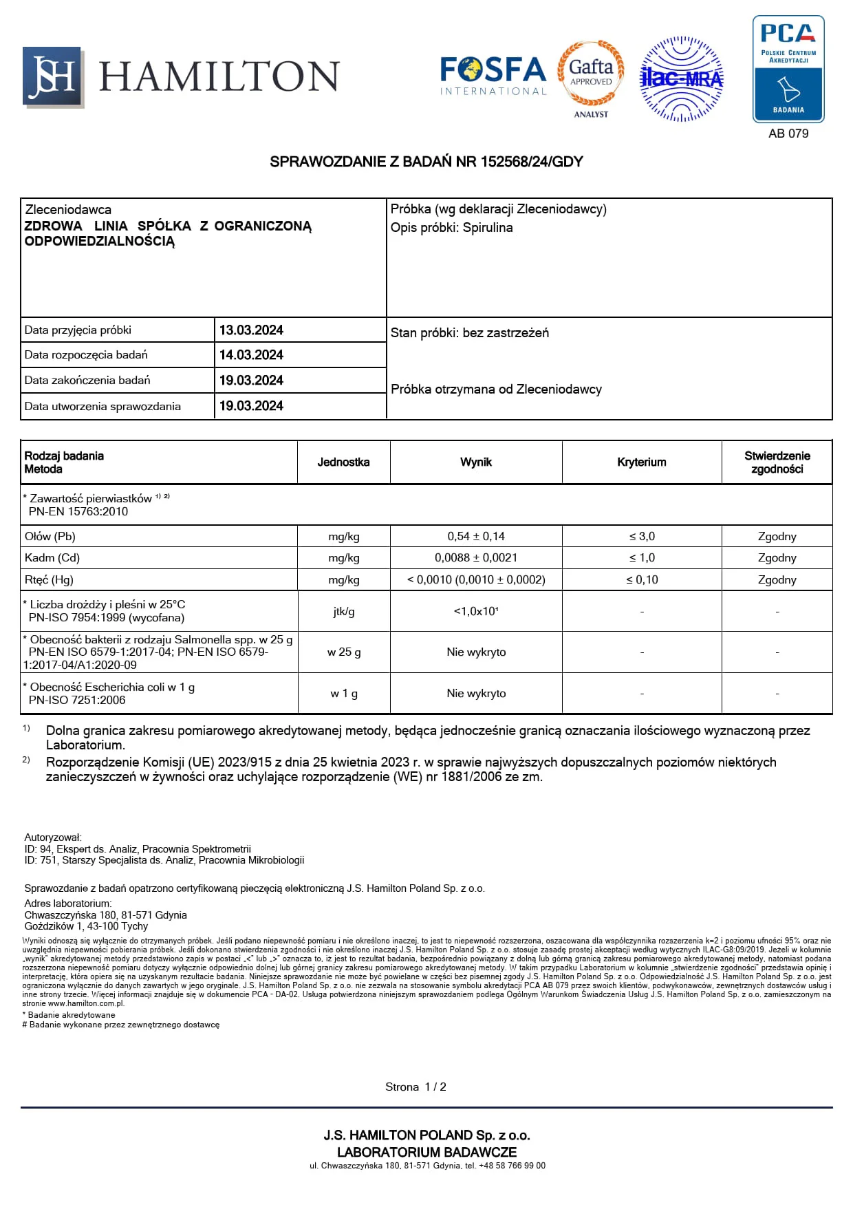 Certyfikowana Spirulina ŻELAZO+ - obrazek 4