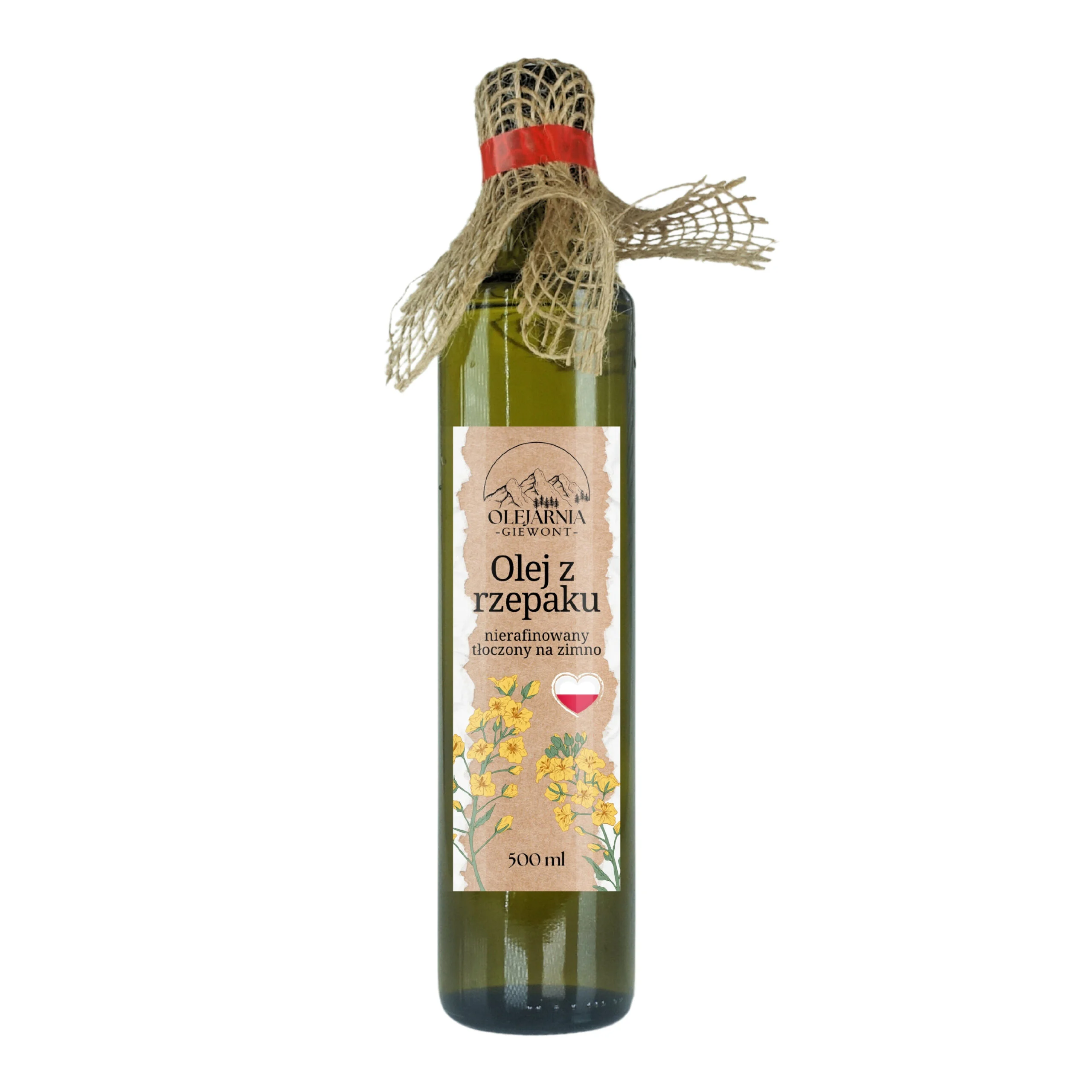 Olej z rzepaku 500 ml Olejarnia Giewont - obrazek 4
