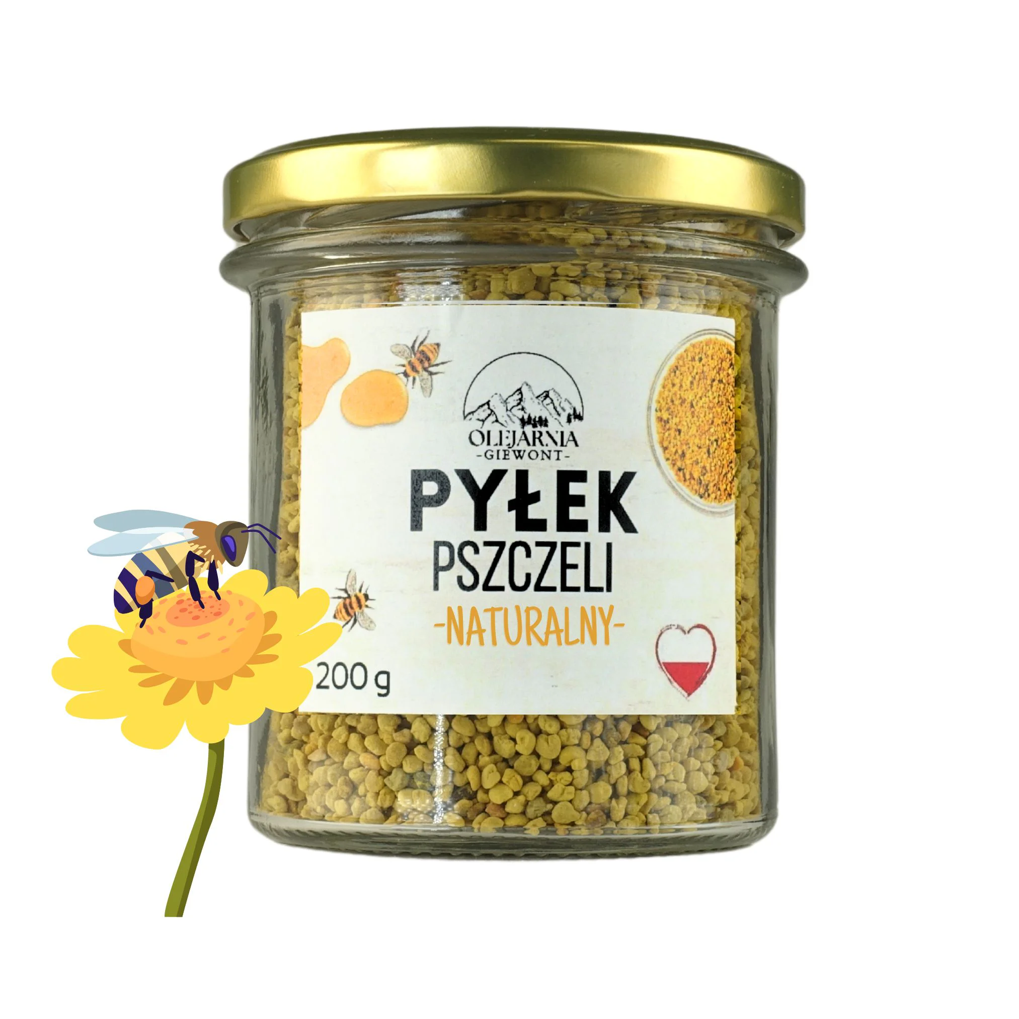 Naturalny Pyłek Pszczeli Olejarnia Giewont - obrazek 5