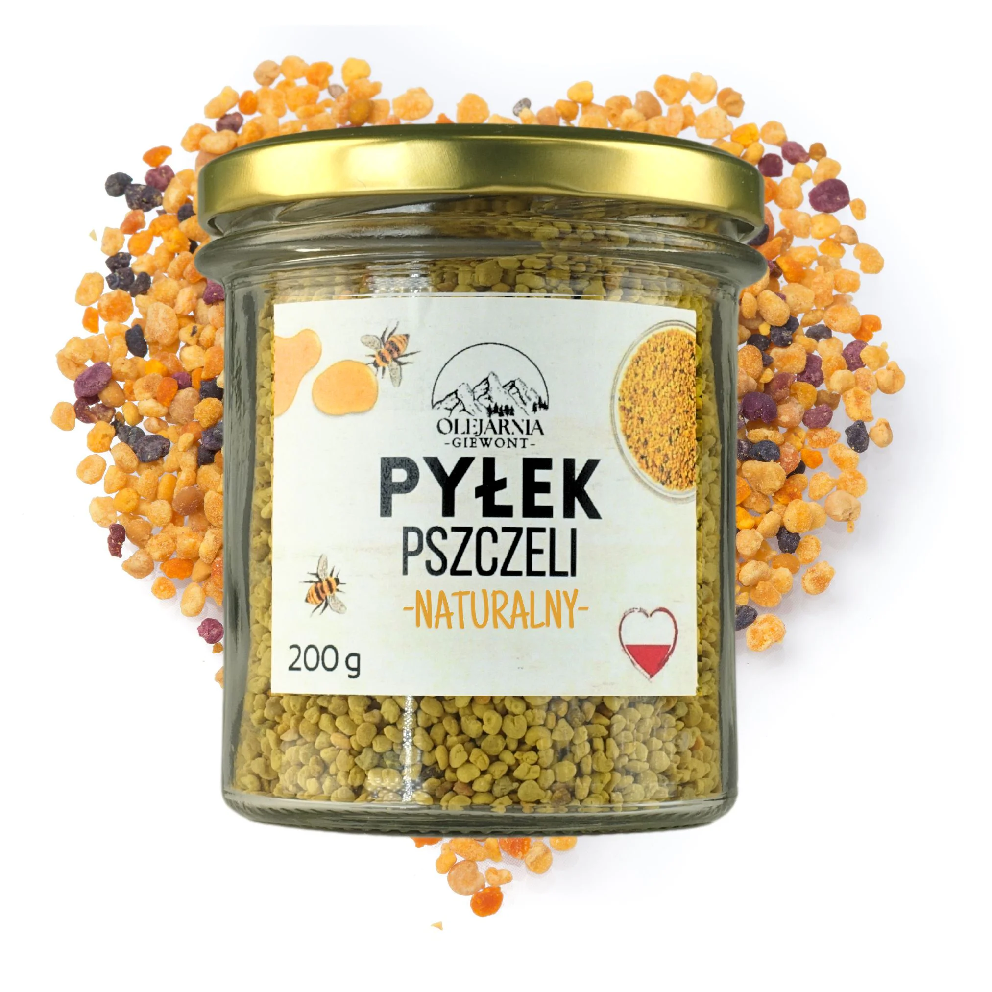 Naturalny Pyłek Pszczeli Olejarnia Giewont - obrazek 3
