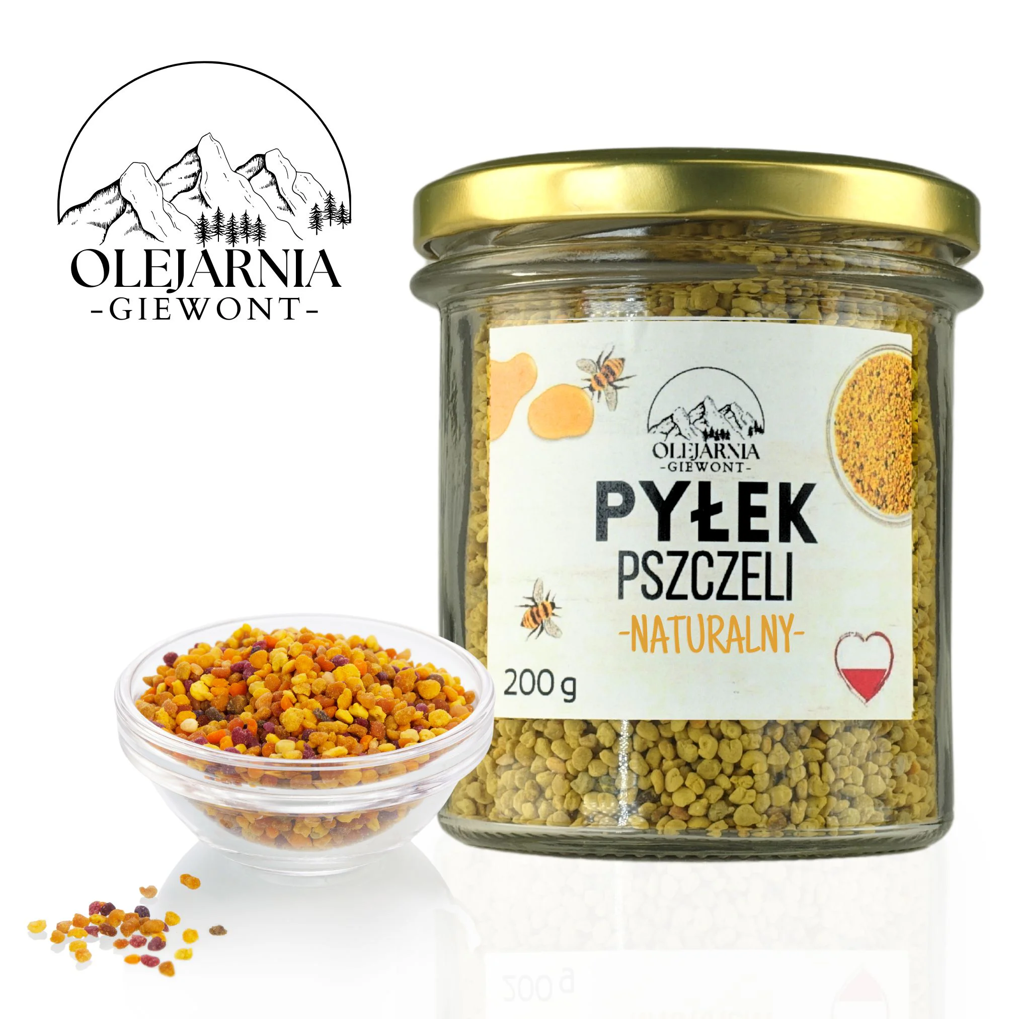 Naturalny Pyłek Pszczeli Olejarnia Giewont - obrazek 2