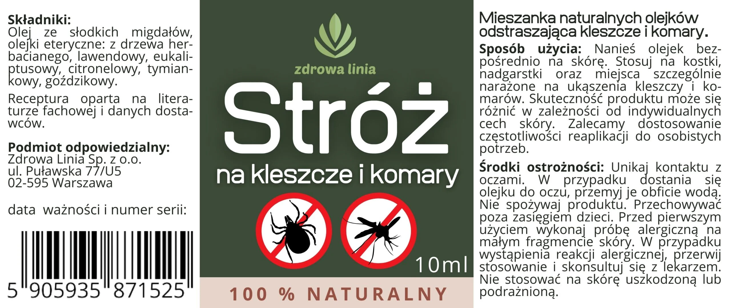 Stróż na kleszcze i komary 100% naturalny - obrazek 7