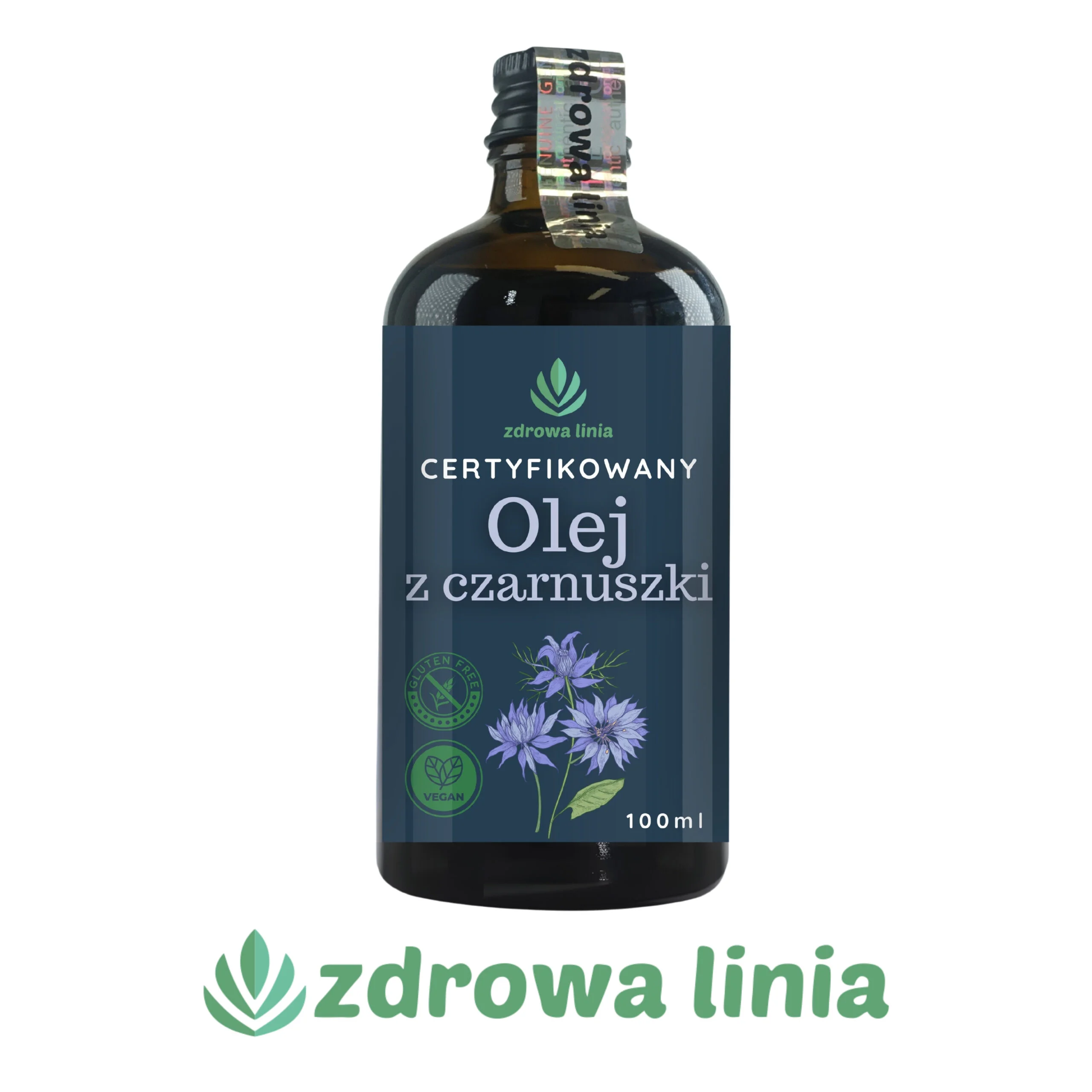 Certyfikowany olej z czarnuszki tłoczony na zimno 100 ml - obrazek 4