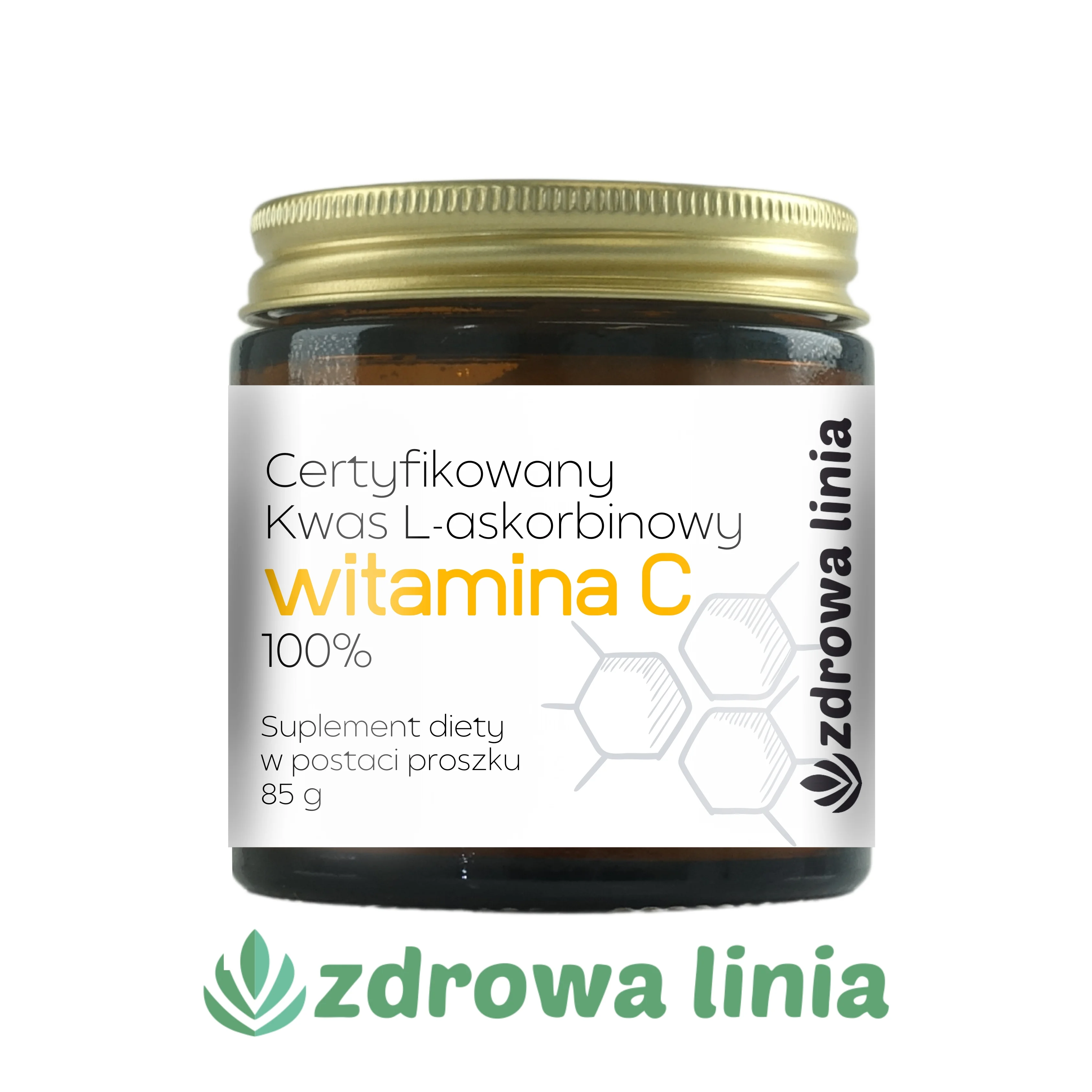Certyfikowany kwas L- askorbinowy 100% Witamina C proszek 85 g - obrazek 2