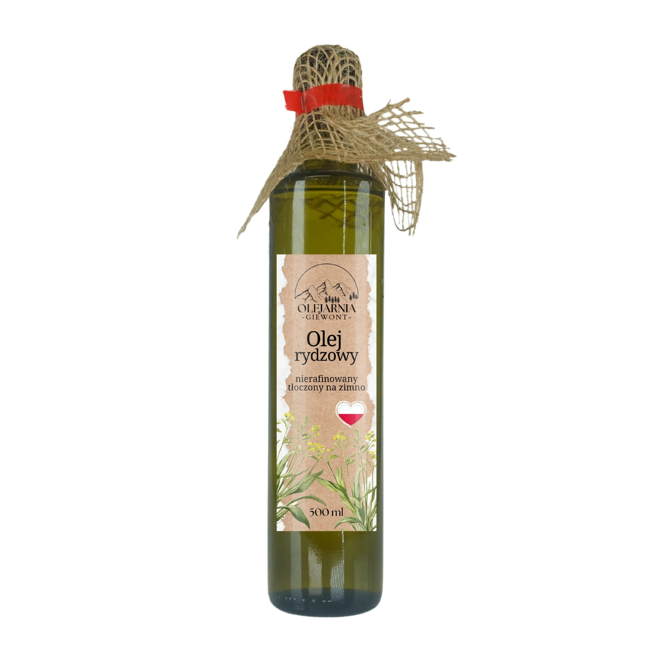 Olej rydzowy 500 ml Olejarnia Giewont - obrazek 3