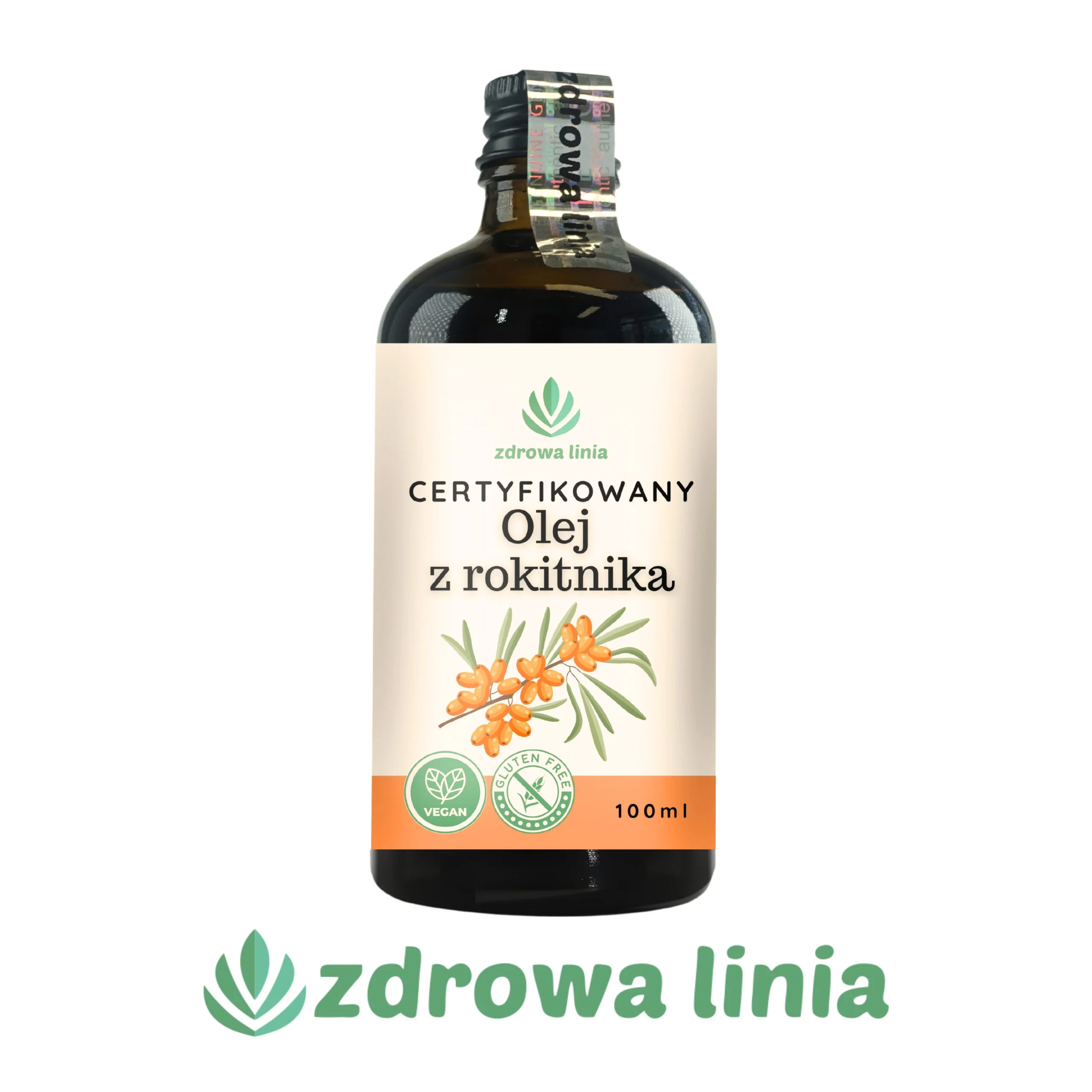 Certyfikowany olej z rokitnika tłoczony na zimno 100 ml - obrazek 6