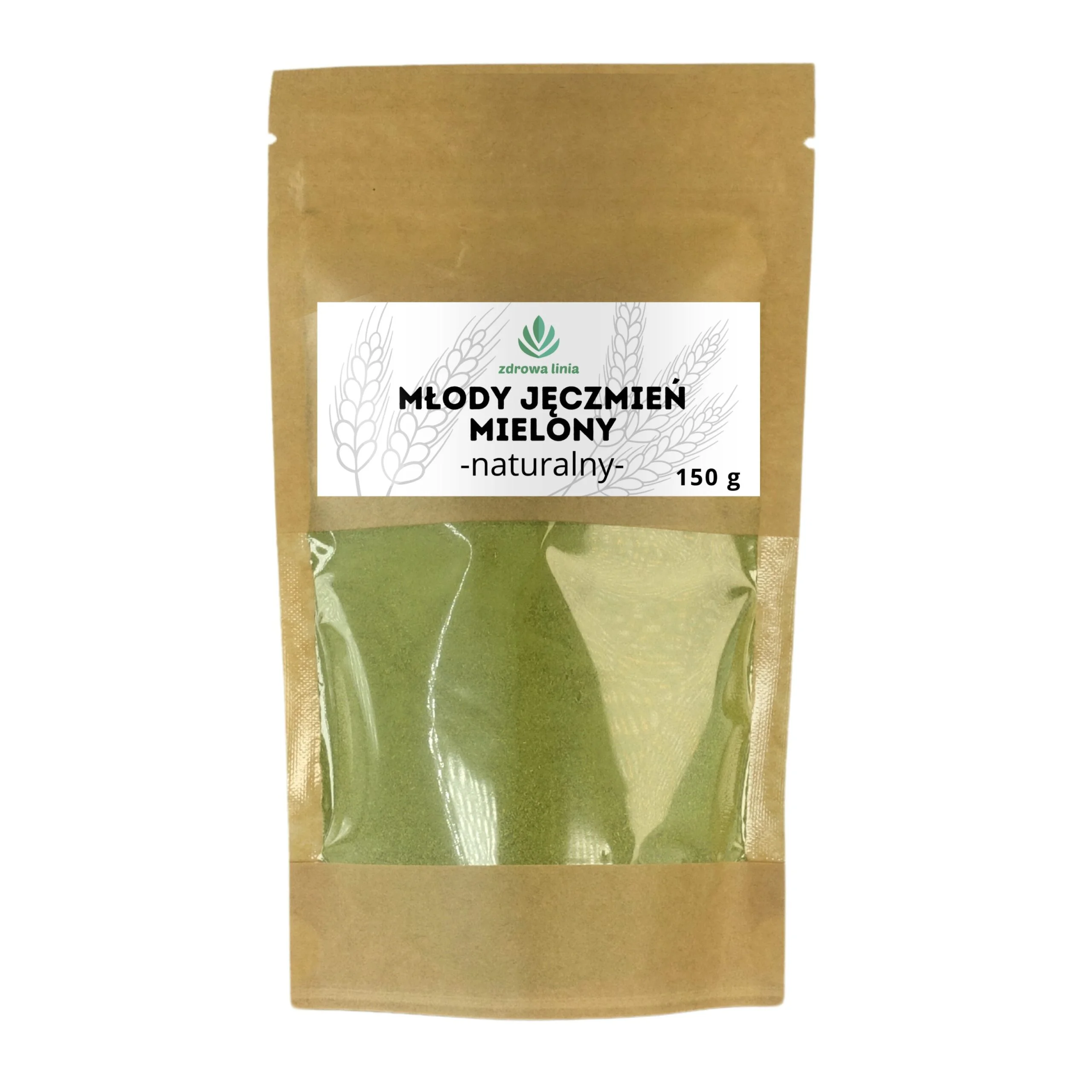 Młody jęczmień ekologiczny w proszku bez GMO 150 g - obrazek 2