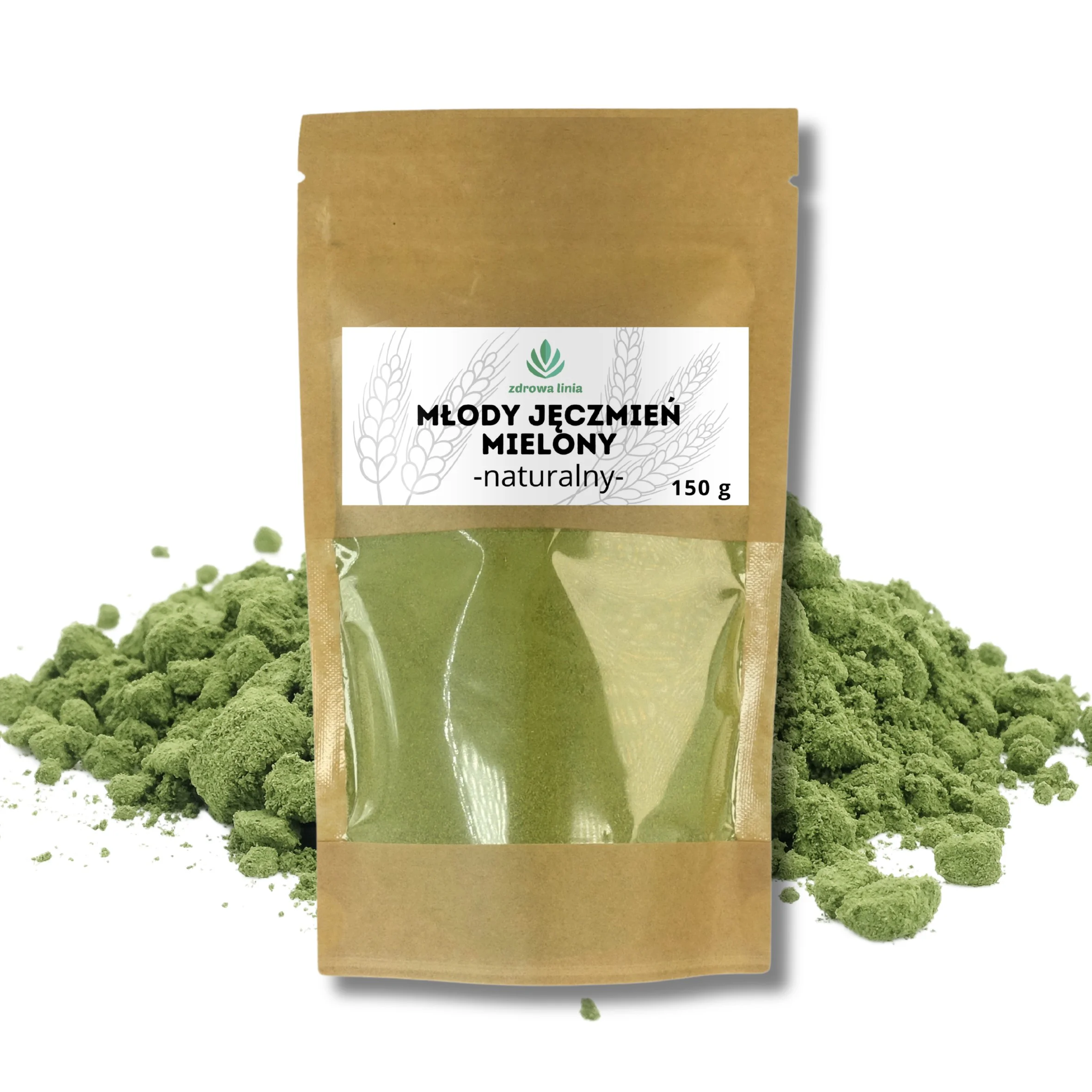 Młody jęczmień ekologiczny w proszku bez GMO 150 g - obrazek 3
