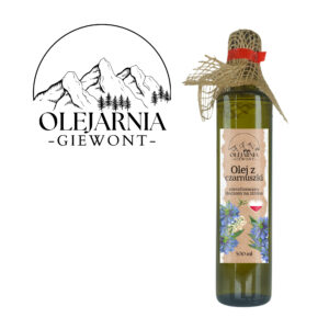 Olej z czarnuszki 500 ml Olejarnia Giewont