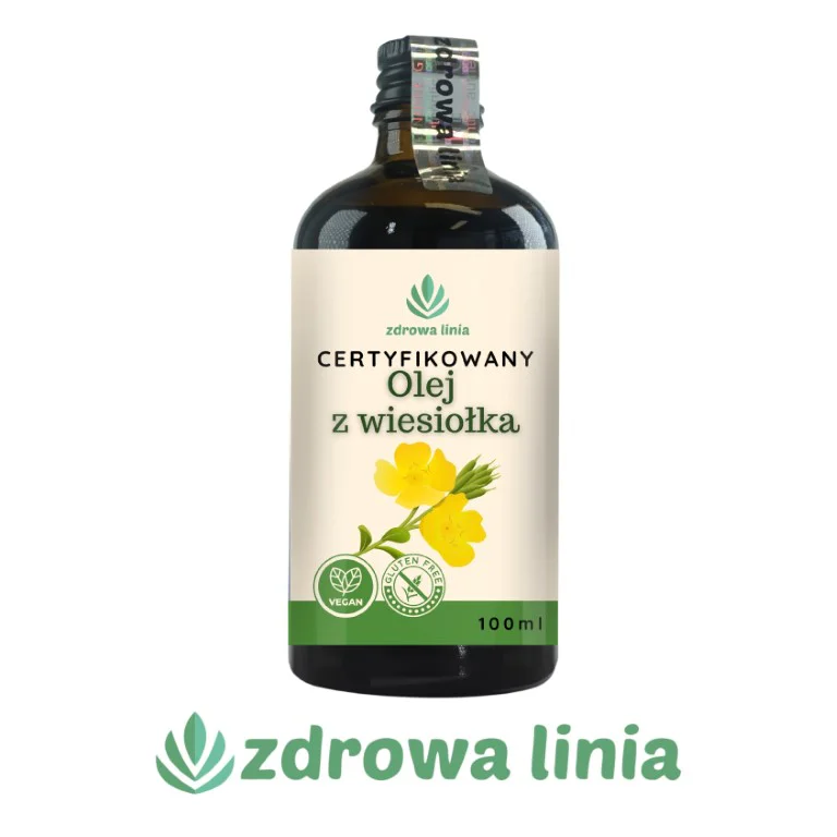 Certyfikowany olej z wiesiołka tłoczony na zimno 100 ml - obrazek 3