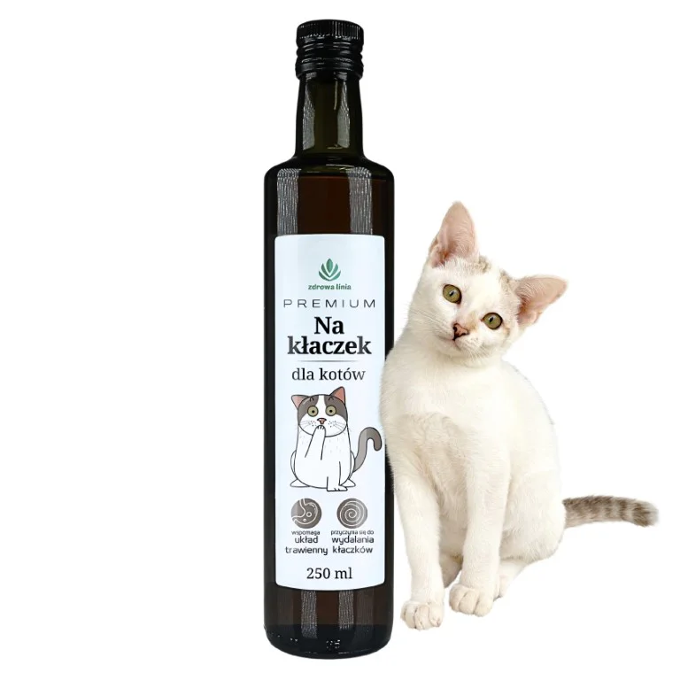 Na kłaczek dla kotów jakość Premium 250 ml - obrazek 5
