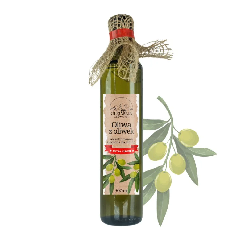 Oliwa z oliwek extra virgin 500 ml Olejarnia Giewont - obrazek 9