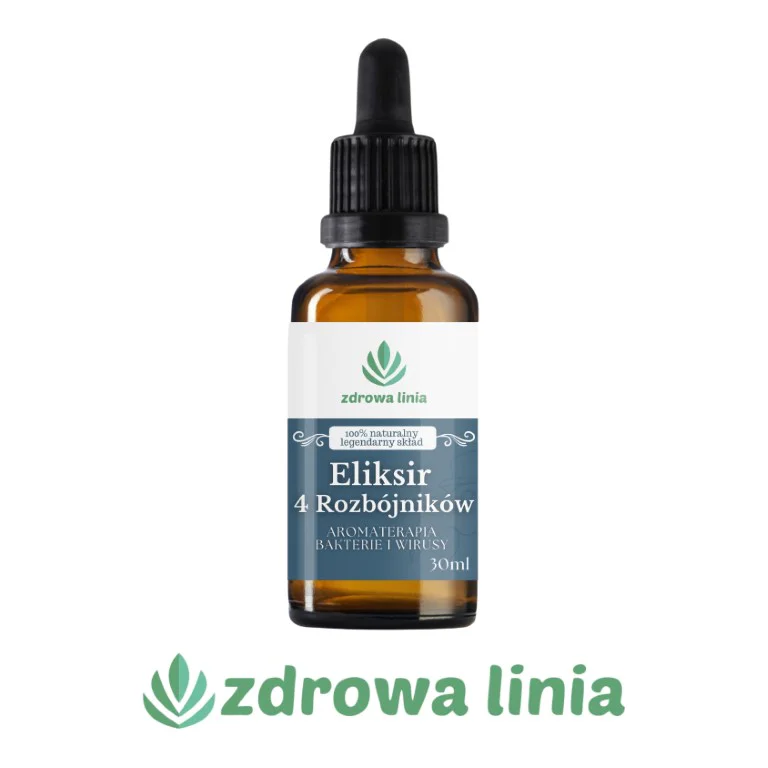 Eliksir 4 Rozbójników legendarna receptura aromaterapia bakterie wirusy 30ml - obrazek 4