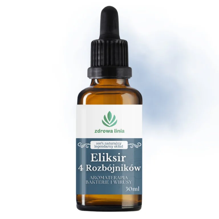 Eliksir 4 Rozbójników legendarna receptura aromaterapia bakterie wirusy 30ml - obrazek 3