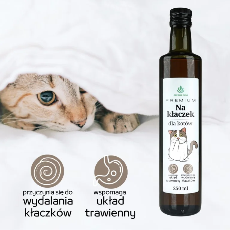 Na kłaczek dla kotów jakość Premium 250 ml - obrazek 4