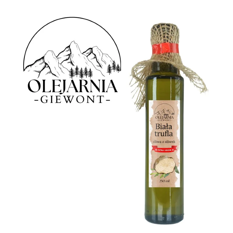 Biała Trufla oliwa z oliwek extra virgin 250 ml Olejarnia Giewont - obrazek 8