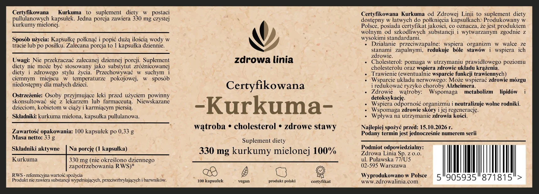Certyfikowana Kurkuma - obrazek 5