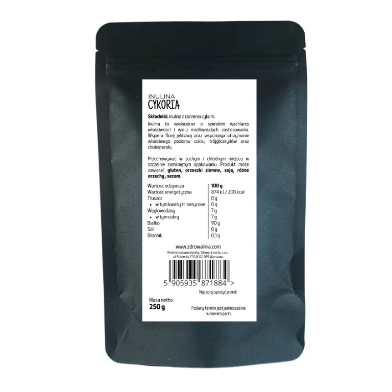 Naturalny prebiotyk Inulina z korzenia cykorii 250 g - obrazek 3