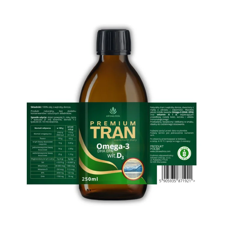 Premium Tran dla całej rodziny 250 ml - obrazek 5