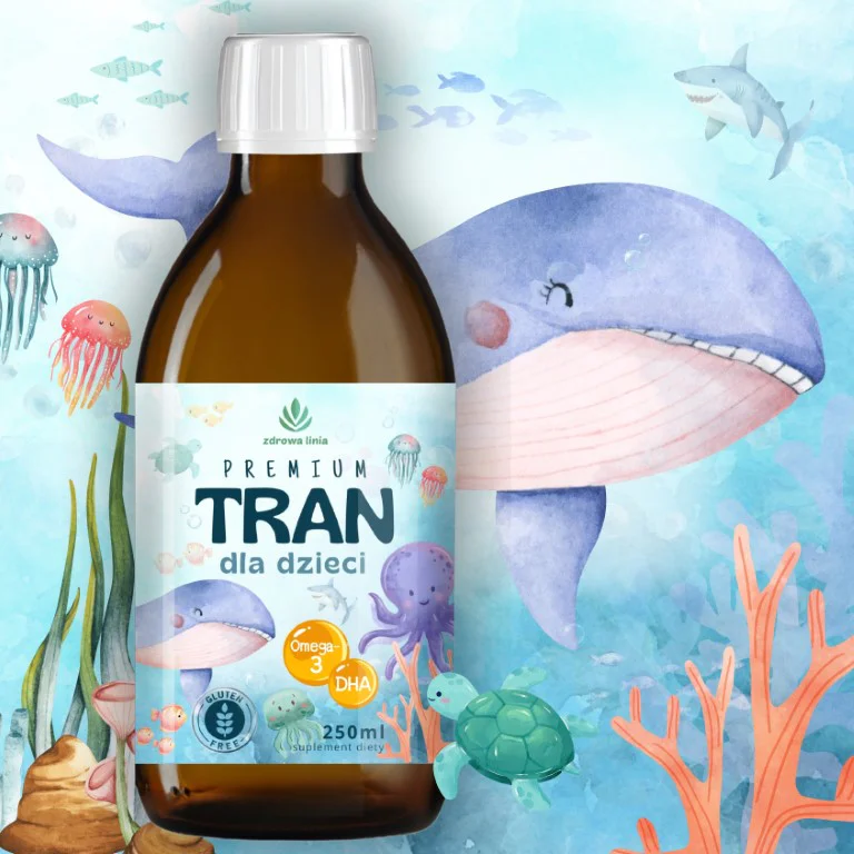 Premium Tran dla dzieci 250 ml - obrazek 7