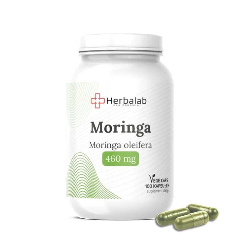 Moringa oleifera 100 vege caps Herbalab - obrazek 2