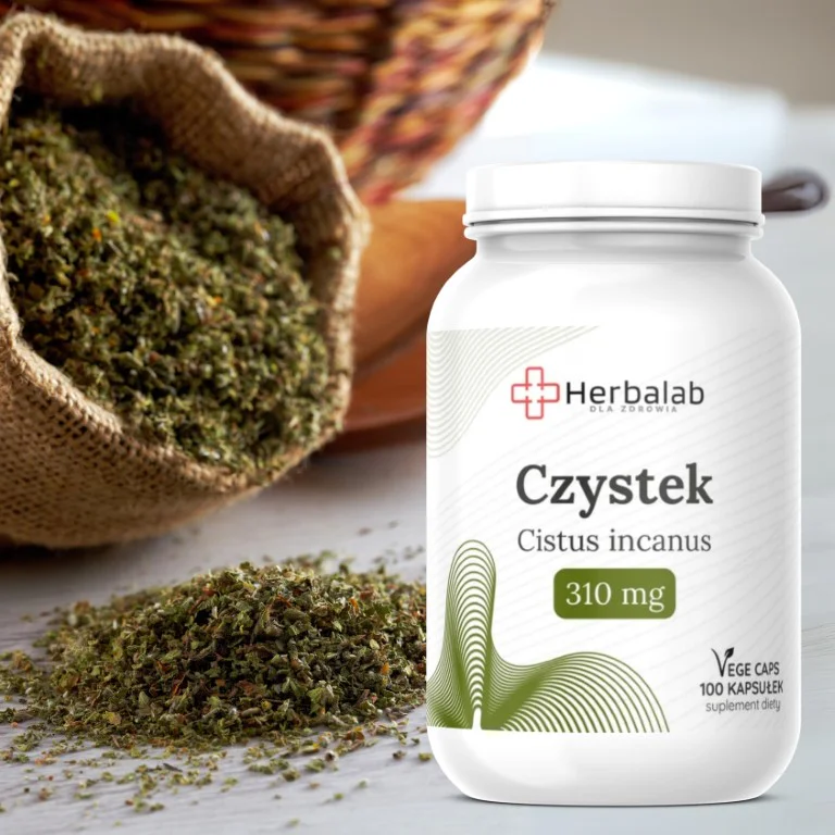 Czystek 100 vege caps Herbalab - obrazek 5