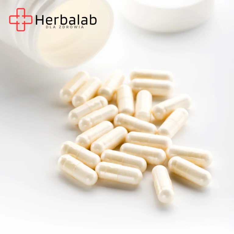 Magnez organiczny + witamina B6 100 vege caps Herbalab - obrazek 2