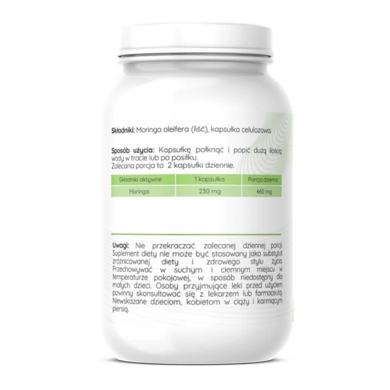 Moringa oleifera 100 vege caps Herbalab - obrazek 6