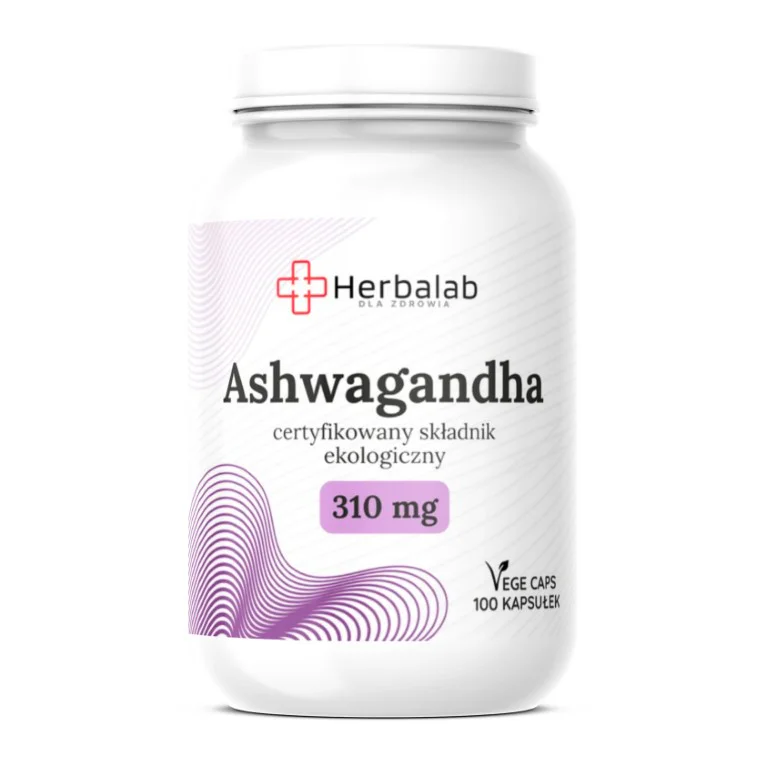 Ashwagandha 100 Vege caps Herbalab - obrazek 3