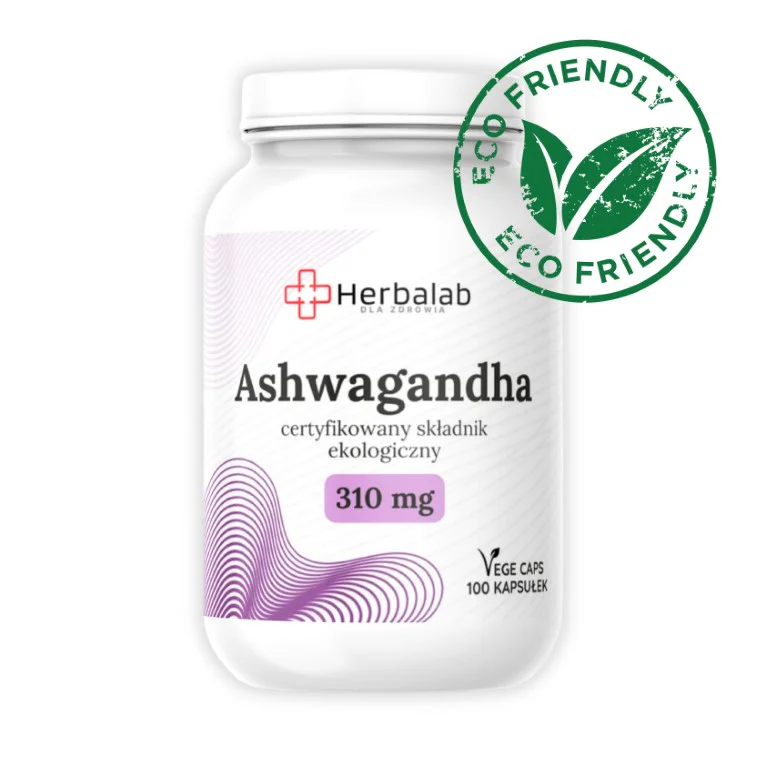 Ashwagandha 100 Vege caps Herbalab - obrazek 5