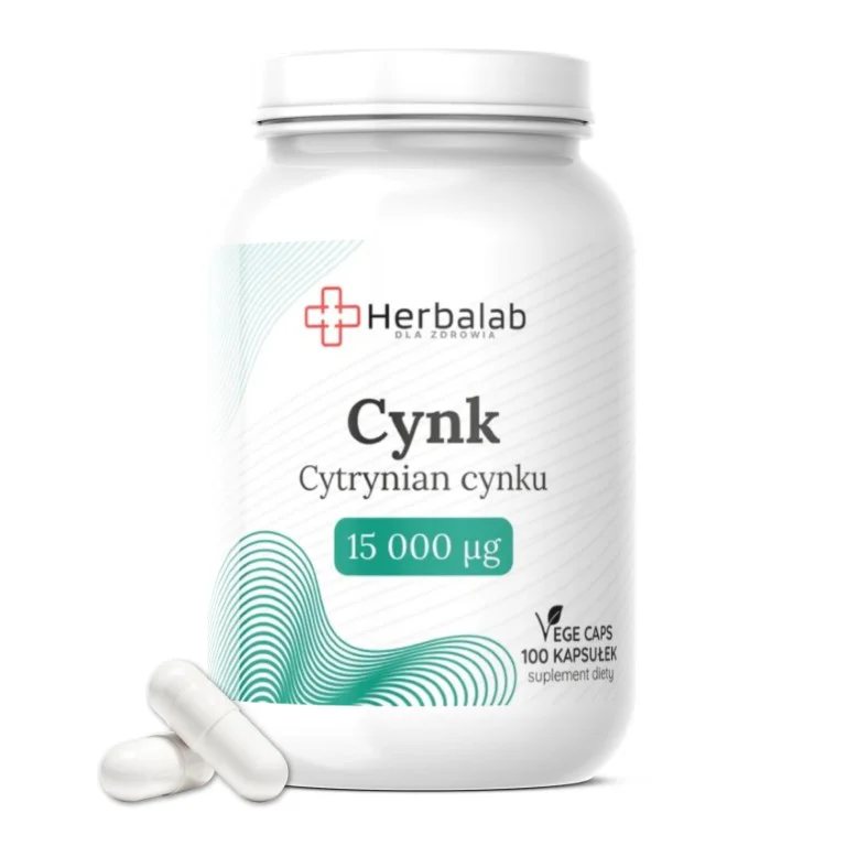 Cynk 100 vege caps Herbalab - obrazek 2