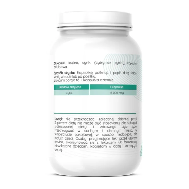 Cynk 100 vege caps Herbalab - obrazek 5
