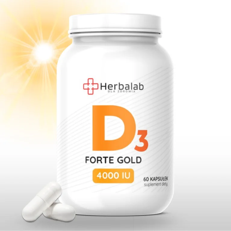 D3 Forte Gold 4000 IU 60 kapsułek Herbalab - obrazek 7