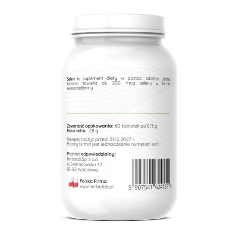 Selen tabletki 60 sztuk Herbalab - obrazek 4