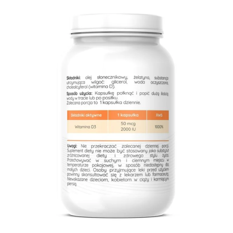 Witamin D3 2000 IU Herbalab - obrazek 4