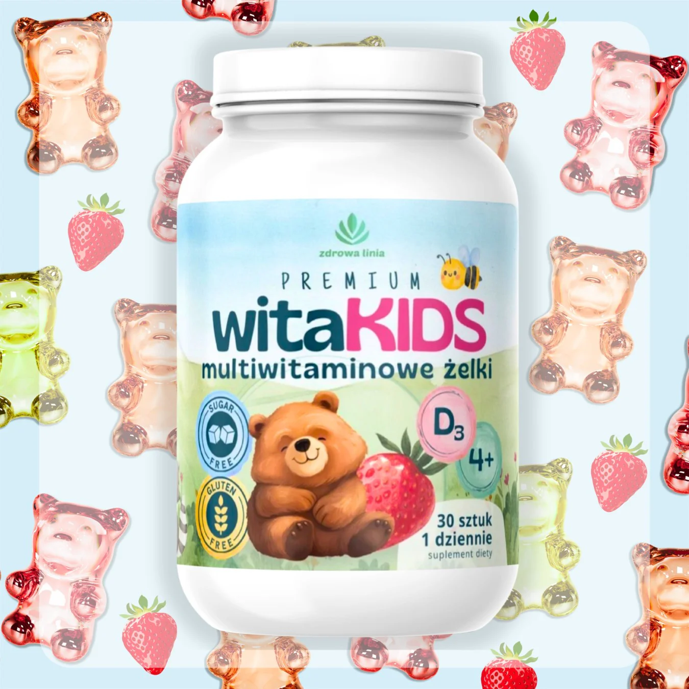 Premium WitaKids multiwitaminowe żelki dla dzieci - obrazek 5