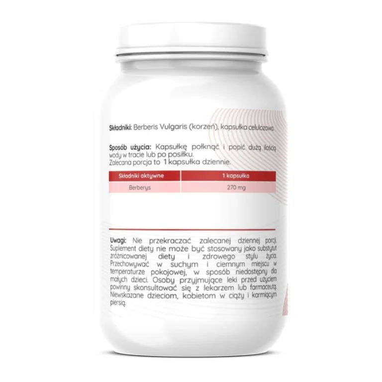 Berberys z korzenia FORTE 100 kapsułek VEGAN - obrazek 3