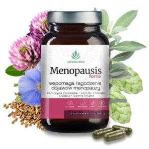 Menopausis FORTE na menopauzę 100 kapsułek koniczyna czerwona szyszki chmielu