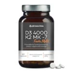 WITAMINA D3+K2 MK-7 FORTE MAX 4000 IU ODPORNOŚĆ SERCE KOŚCI ZĘBY