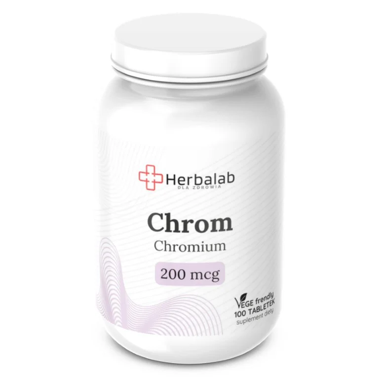 Herbalab CHROM Forte max 200mcg 100 tabletek - obrazek 2