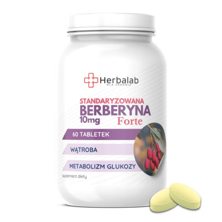 Berberyna Standaryzowana Forte 10mg - 60 sztuk