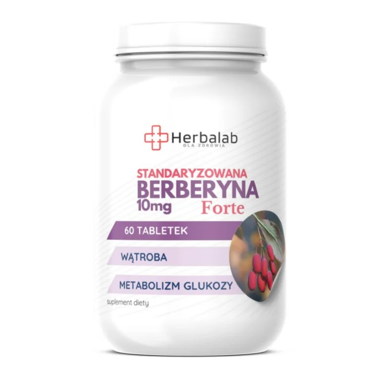 Berberyna Standaryzowana Forte 10mg - 60 sztuk - obrazek 2