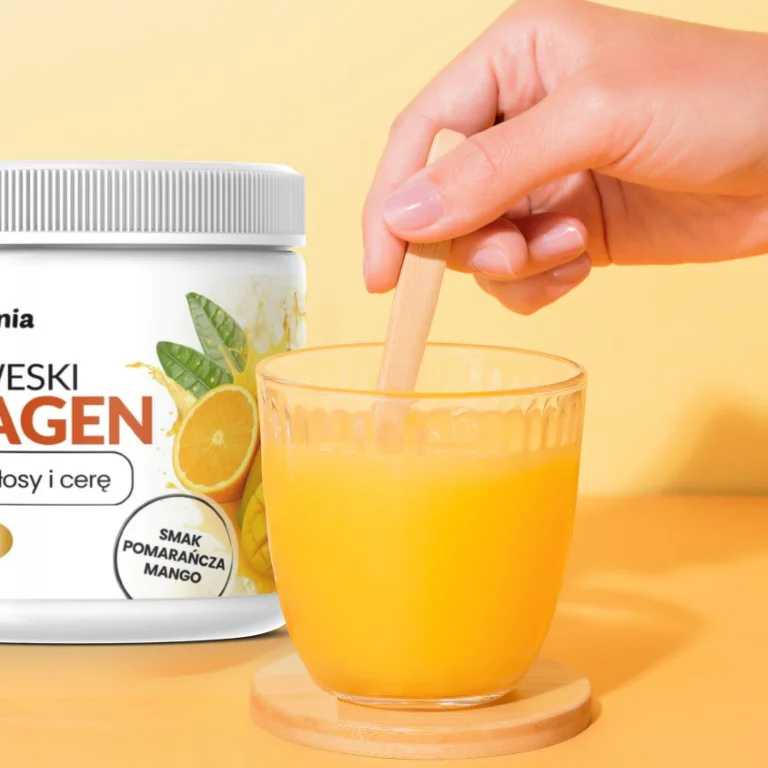 Kolagen Rybi NORWESKI stawy włosy cera smak mango pomarańcza - obrazek 5