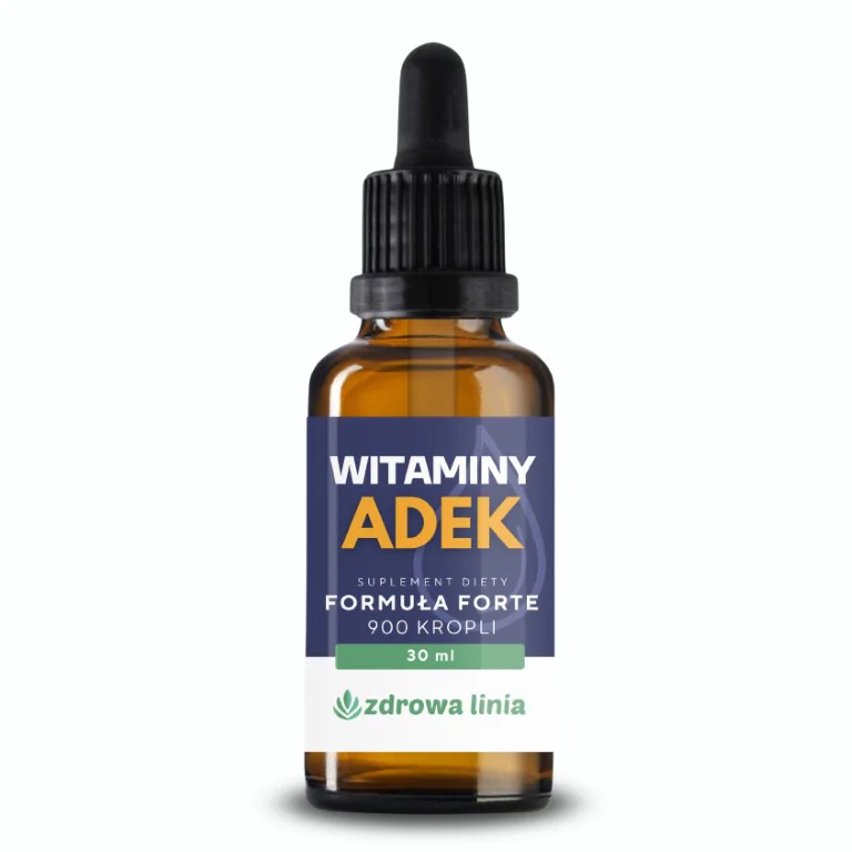 Witamina ADEK forte w kroplach 900 kropli Witaminy A+D3+E+K2 30ml - obrazek 2